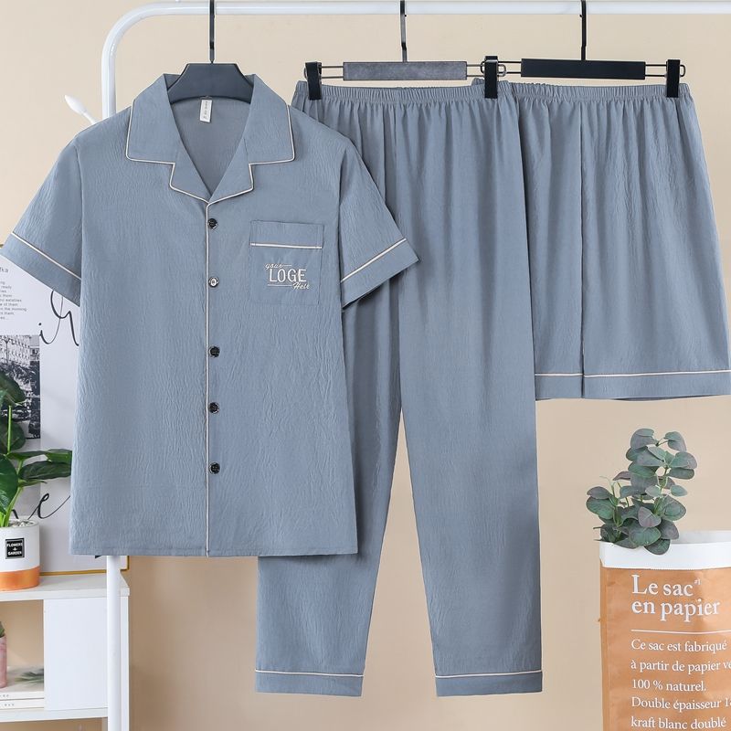 Men's Summer Short-sleeve Pants For Spring And Autumn
