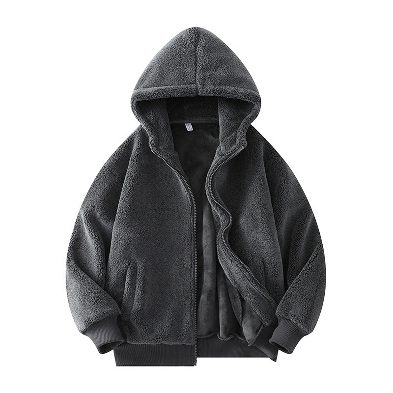 Women's Casual Fleece Cardigan Zip-Up Jacket