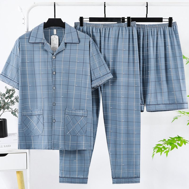Men's Summer Short-sleeve Pants For Spring And Autumn