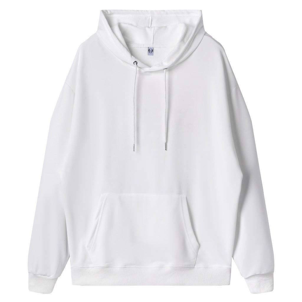 Men's And Women's Solid Color Hoodie Hooded Thin Design
